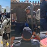 Protesta vecinal culmina con arresto de sospechoso en San Mateo Atenco.
