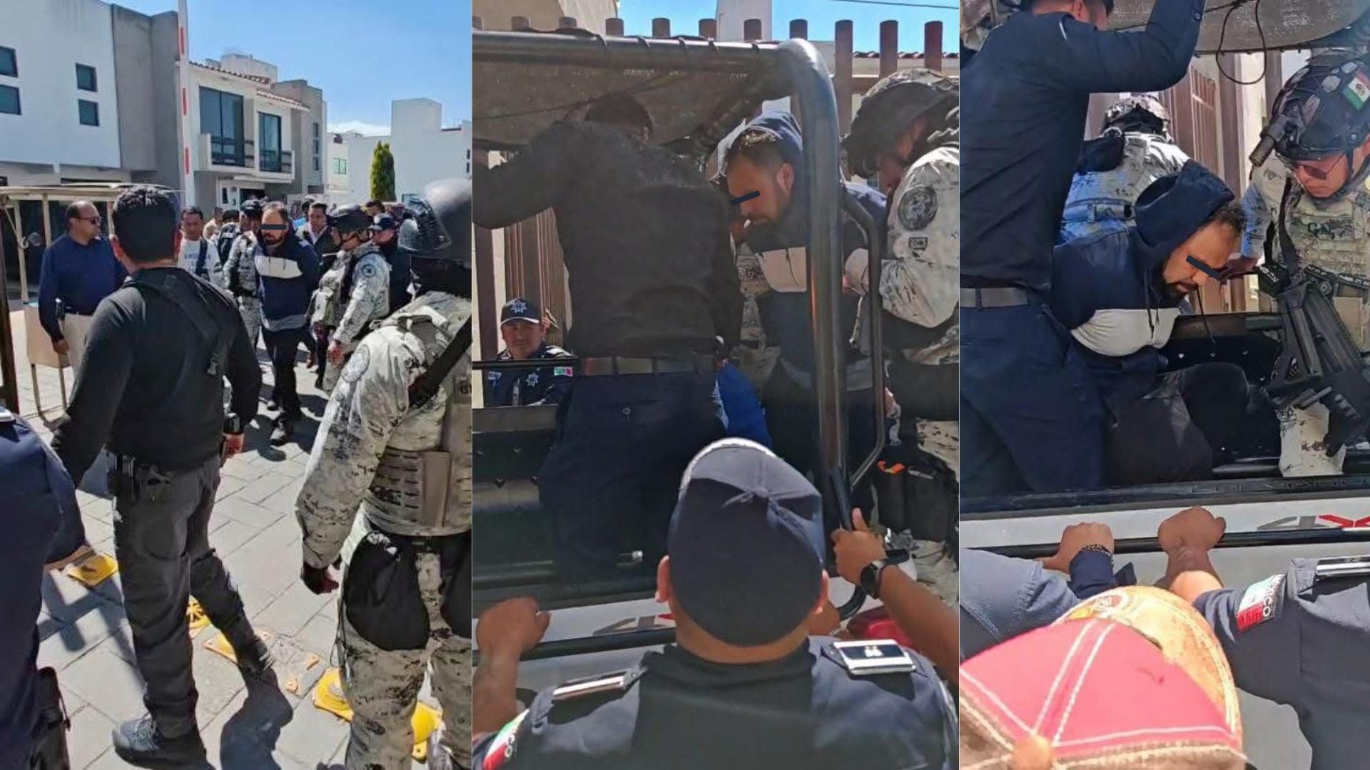 Protesta vecinal culmina con arresto de sospechoso en San Mateo Atenco.